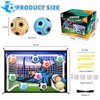 Nazano Soccer Ball Game Set for Kids, Indoor Outdoor Backyard Toss Soccer Goal Game with 2 Balls, 1 Flannel Target, Soccer Toys for 4 5 6 7 8 Years Old Kids Birthday