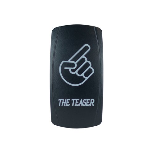 STVMotorsports Laser Backlit Green Rocker Switch The Teaser 20A 12V On/Off LED Light