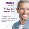 NOW Solutions, Xyliwhite™ Mouthwash, Refreshmint Flavor, Naturally Freshens Breath, Cleanses Teeth and Gums, 16-Ounce