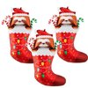 HADCKJA Christmas Stocking Balloons Christmas Balloons Christmas Stocking Foil Balloons for Christmas-Themed Party Birthday Party Supplies Decorations Party Decorations Balloons Party Sets-3pcs