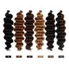 6 packs 20" AU-THEN-TIC Ocean Wave Crochet Hair Deep Wave Braiding Hair Body Wave Braids Synthetic Hair Extensions Kanekalon Fiber (20 Inch (Pack of 6), P1B/BG (Piano Off Black and Burgundy))