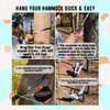 Mr. Mocks Single, Double, Triple Hammock, Light Weight Tree Straps, Aluminum Carabiners, Water Resistant Parachute Nylon, Easy Stuff Sack, Great Travel Camping Mock (Vintage TrackSuit, Double)
