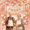 ZERODECO Rose Gold Birthday Party Decorations 60th, Happy Birthday Banner Fringe Curtain 60 Garland Heart Star Foil Confetti Balloons for Women Girls Queen Princess Birthday Party