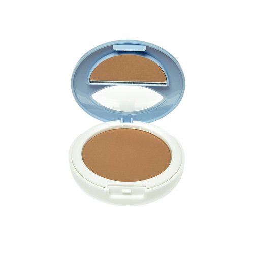 Ruby Kisses No More Blemish Face Powder with Salicylic Acid Korean Makeup Matte Finish Full Coverage Pressed Powder (Golden Brown)