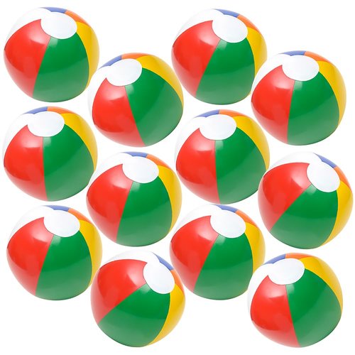 Rhode Island Novelty 12" Multicolored Beach Ball