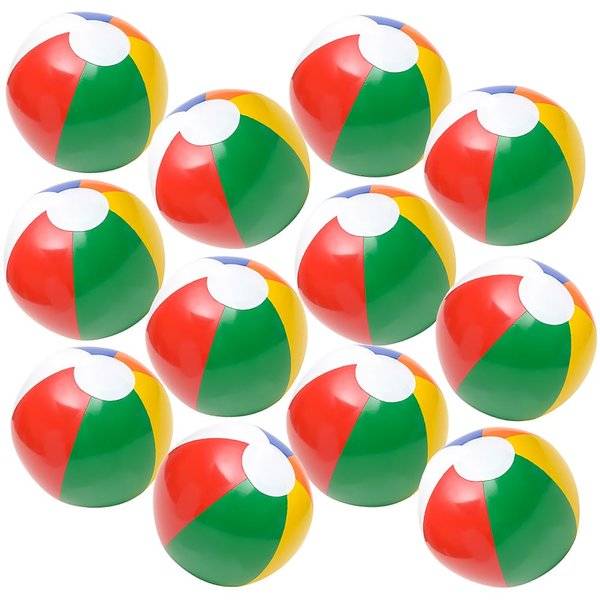 Rhode Island Novelty 12" Multicolored Beach Ball