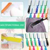 24 Pcs Handle Grip Nail Brush, NICEMOVIC Hand Fingernail Cleaner Brush Manicure Tools Scrub Cleaning Brushes Kit, Use for Toe and Nail Cleaning (Random Colors)
