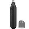 Qisebin Upgraded Nose and Ear Hair Trimmer, Professional Painless Nose Hair Remover for Men and Women, Electric High-speed Rotating Waterproof Stainless Steel Nose Hair Trimmer,Black