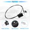 uxcell Hood Release Cable for Dodge D150 D250 W150 W250 Ramcharger 1981-1993 for Dodge W100 1984-1989 No.55024942 Front Hood Latch Lock Control Cable
