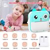 Kids Camera Instant Print, Christmas Birthday Gifts for Kids Age 3-12, Selfie Digital Camera with 1080P Videos,Toddler Portable Travel Camera Toy (Blue)