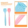 HEALLILY Back Scratcher Extending Metal Extendable Portable Backscratcher Backslap with Plastic Handles Body Massager for Child Elderly Women Men 2pcs (Blue, Pink)