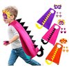 iROLEWIN Dragon Dinosaur-Capes- Costume for Kids with Masks and Paws, Girls Boys Halloween Dress Up Dino Birthday Party Favors Gifts