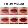 BIOKUSY 6 PCS Matte Liquid Lipstick Set, Velvet Muddy Finish, Dark Red Burgundy Mini Lip Stain, Long Lasting 24 Hours Waterproof Smudge Proof Lip Gloss, Permanent Blush, Lip Makeup Gift Kit