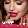 Jolilab 3 Pcs Velvet Matte Lipstick Set Waterproof Long lasting High Pigmented Nude Moisturizer Non-Stick Cup Women Lip Makeup, Perfect for for Girls and Women(01#+03#+05#, 1)