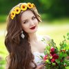 8 Pieces Sunflower Crown Hair Wreath Daisy Flower Headbands Hippie Headbands Adjustable Floral Bridal Headpiece for Hippie Party Wedding Festivals Photo Props (White, Yellow)