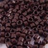 250 PCS 4 mm Dark Brown Color Screw Thread Micro Ring Beads Locks for I Tip Stick Feather Human Hair Extensions