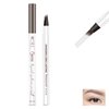 Eyebrow Pencil, 4 Tip Microblade Eyebrow Pen, Liquid Eyebrow Pen, 3D Waterproof Brow Pencil with Micro-Fork Tip, Long-Lasting Natural 4 Tip Brow Pen (Chestunt)
