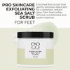 CND Pro Skincare Exfoliating Sea Salt Scrub for Feet, Minerals, Salts, Natural Sunflower Seed Oil Formula, 18 Fl Oz