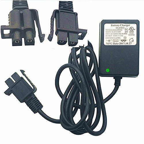 12 Volt Battery Charger for Motion Trendz Yamaha Raptor 700R Toyota FJ Cruiser MegaTredz, 12V Charger B-Type Plug for Kids Ride On Car Peplacement