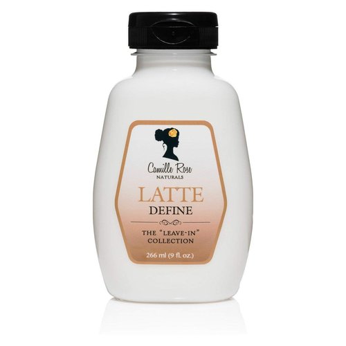 Camille Rose Latte Define Leave in Styling Cream, with Black Cumin and Sunflower Seed Oils to Hol...