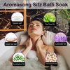Aromasong Sitz Bath Soak with Dead Sea Salt, Epsom Salts, & Lavender Essential Oils - Sitz Bath Salts for Hemorrhoids - Made In USA - 14 Oz. Bag Sitz Bath Salt for Hemorrhoids and Postpartum Recovery.