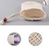 Medsuo 2pcs Natural Safe and Durable Sisal Fiber Soap Bag Saver Pouch for Foaming and Drying The Soap Shower Bath Exfoliating