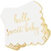 Hello Sweet Baby Shower Supplies, Dinnerware Set (144 Pieces, Serves 24)