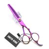 Professional Hair Cutting Scissors Set with Razor Comb Case,Hair cutting shears Hair Thinning shears with rose handle (5.5 inches)