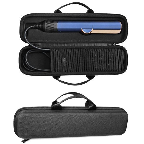 NUHFUFA Portable Travel Storage Case Compatible with Dyson Airstrait HT01 Hair Dryer Straightener, Hard Shell Carrying Bag Accessories for Straightener, Shockproof Anti-Scratch Protective Holder Bag