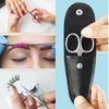 Tecto Professional Nail Scissors, Stainless Steel Manicure Scissors,Cuticle Scissors, Multi-Purpose Curved Small Scissors, Eyelashes, Eyebrow, Toenail for Women and Men (curved nail scissor)