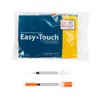 EasyTouch U-100 Insulin Syringe with Needle, 31G 0.5cc 5/16-Inch (8mm), Box of 100