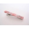 Generic Small 2 inch super slim pink speckled alligator hair clip fine thin hair