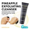 DOCTORCOS Brightening Pineapple Skin Pulling Face Cleanser 100 ml | Black head, Dead skin cell remover | Facial Make Up Cleanser | Face Scrub | Exfoliating Face Wash | Korean Skin Care