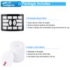 Leadaybetter 2 HEPA + 4 Foam & Felt Filters for Shark Rotator Pro Lift-Away NV500, NV501, NV502, NV503, NV505, NV510, NV520,NV552,UV560, Compare to Part # Xff500 Xhf500 Replacement Filter