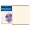 Strathmore Creative Cards, Ivory with Deckle Edge, 5x6.875 inches, 50 Pack, Envelopes Included - Custom Greeting Cards for Weddings, Events, Birthdays