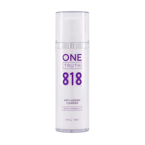 One Truth 818 Anti-Aging Cleanser - Gentle, Non-irritating Organic Barrier Protecting Face Wash, Brightening with Vitamin C & Antioxidants |