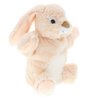 DolliBu Rabbit Plush Hand Puppet For Kids - Soft Plush Stuffed Animal Hand Puppet Toy for Puppet Show Games & Puppet Theaters for Kids Adult's Cute Puppets Educational Toy to Teach Children & Toddlers