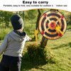 WIn SPORTS Toy Foam Axe Throwing Game - Indoor Outdoor Target Game,Includes Two Foam Axes, One 26” Easy Fold Target and A Carry Bag