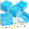 Hollowfly 30 Pcs Hanukkah Tic Tac Toe Game Bulk Hanukkah Felt Board Game Mini Strategic Board Game for Family Jewish Classic Educational Goodie Bag Stuffers Birthday Party Favors Gifts