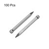 uxcell Finishing Nails Hand-Drive Hardware Carbon Steel Nail 25mm 1-inches 100pcs