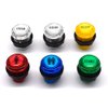 Arcity 6 Pcs/Lot 28mm Arcade LED Push Buttons Illuminated Player 1P 2P Coin Start Select Lit Mixed Color with Microswitch for Arcade Machine Games Console Parts 5V