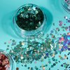 Holographic Glitter Shapes by Moon Glitter – 100% Cosmetic Glitter for Face, Body, Nails, Hair and Lips - 0.10oz - Set of 5 colours