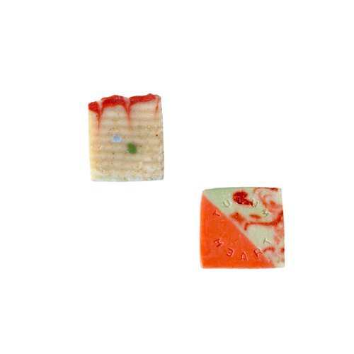 Vegan Natural Moisturizing Body Soap Bar, 100% Artisanal, handmade in Mexico, Without Parabens, Without Mineral Oil, Without Synthetic Colorants, Without Preservatives, Made with Organic Ingredients.