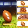 Civaner 100 Packs Mini Football Sports Stress Ball Small Foam Footballs, 1.18 inch Brown
