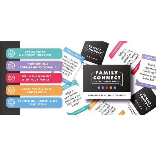 100 Conversation Cards for Kids - Engaging Questions & Conversation Starters - Family Card Games to Strengthen Parent-Child Relationship - Meaningful Topics for Dinner Table, Game Nights or Road Trips