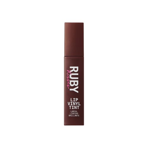 Ruby Kisses Lip Vinyl Tint - High-Pigment, Transfer-Proof, Smudge-Proof Liquid Lipstick, Soft-Satin Shine, Lightweight Makeup, Long-Lasting Lip-gloss, Full Coverage Color (TANTALIZE, 2.8mL)