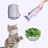 Apetpup Catnip Toy, Chew Bite Resistant Toys for Cats,Cat Toys for Indoor Cats, Interactive Cat Toy, Cat Chew Toy with Catnip, Fish Food Catnip Toy Set of 3 (A)