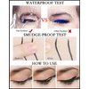 LYSdefeu Liquid Eyeliner, Matte Colored Waterproof Blue Eyeliner Pencil, Deep Blue, 1Pcs