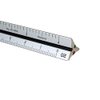 ALVIN Mini Aluminum Engineer Triangular Scale Ruler, Drawing and Design Tool for Students and Professionals, Great for Drafting, Architecture, Engineering, and Art - 4 Inches