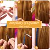 Xinnun 52 Pcs Colored Hair Feathers Extension Kit Women Christmas Party Cosplay 13 Colors Long Straight Synthetic Hair Feather 200 Silicone Lined Micro Ring Crochet Hook Hair Extension Remover Plier